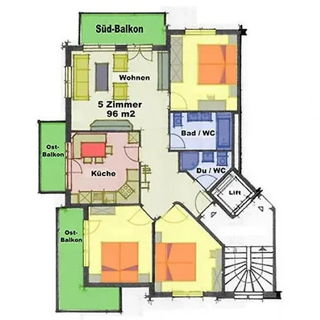 Apartment Saas-fee Sleeps 6 Wifi *